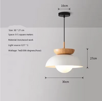 Holz-Pendelleuchte – Holz