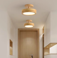 Nordelle LED-Deckenleuchte – Holz