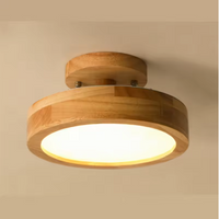 Nordelle LED-Deckenleuchte – Holz