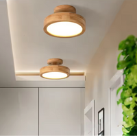 Nordelle LED-Deckenleuchte – Holz