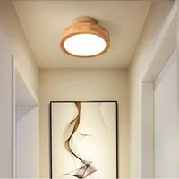 Nordelle LED-Deckenleuchte – Holz