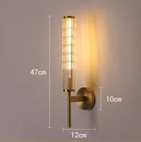 LED-Wandleuchte – Glas