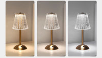 Aurora LED-Tischleuchte – Kristall