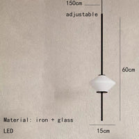 LED-Pendelleuchte – Glas