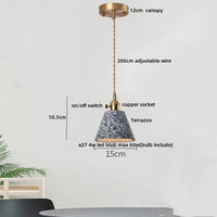 Terrazzo LED-Pendelleuchte – Ausgewähltes Lichtdesign