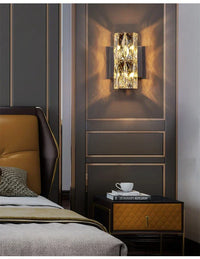 LED-Wandleuchte – Kristall
