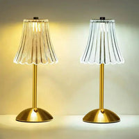 Aurora LED-Tischleuchte – Kristall