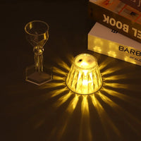 LED-Tischleuchte – Kristall