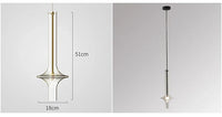 Aureline LED-Pendelleuchte – Glas