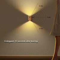 NordVale LED-Wandleuchte – Holz