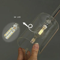 LED-Pendelleuchte – Glas