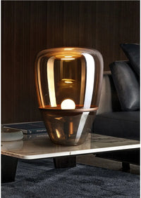AuroraGlow Tischleuchte – Nordisches Design