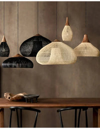 BaliWeave Pendelleuchte – Rattan