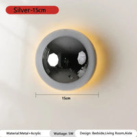 Orvello LED-Wandleuchte – Bauhaus-Stil