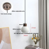 Holz-LED-Pendelleuchte – Holz