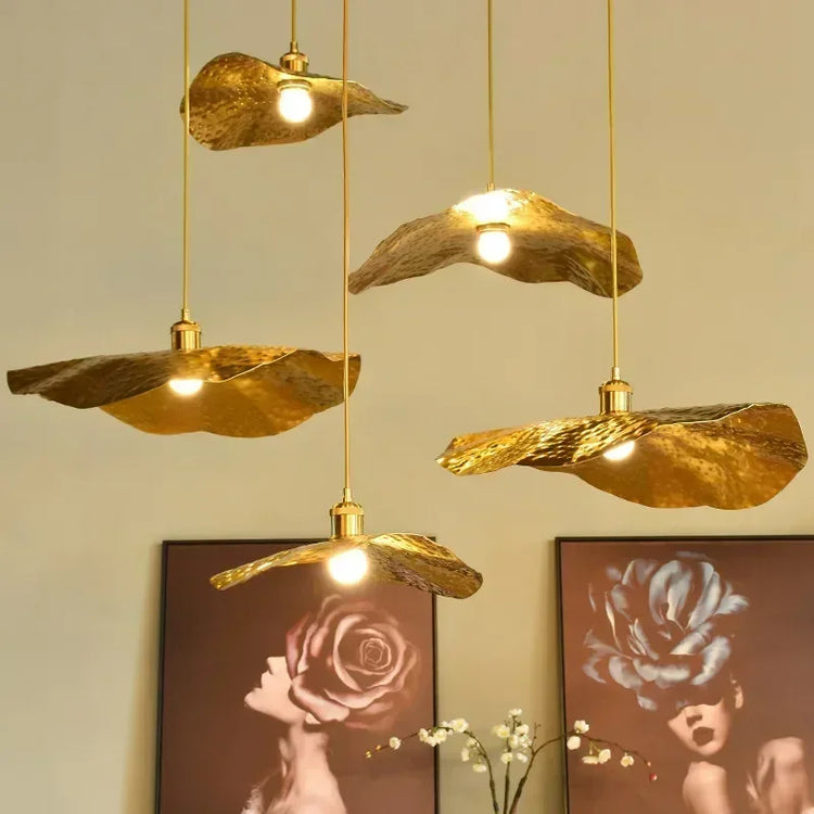 Gold Pendelleuchte – Retro-Design