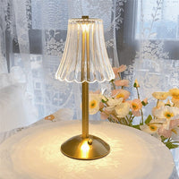 Aurielle LED-Tischleuchte – Kristall