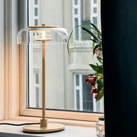 Aurélo LED-Tischleuchte – Glas