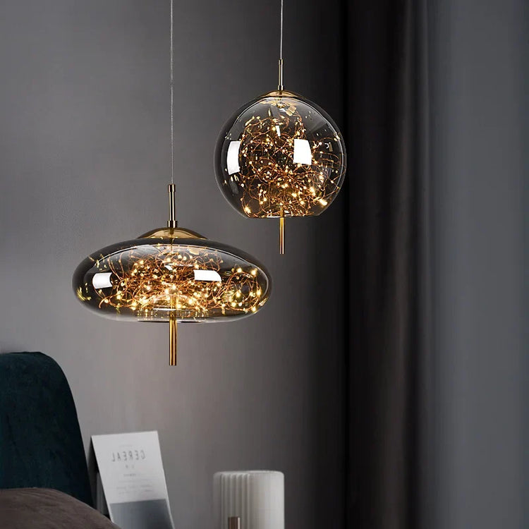 LED-Pendelleuchte – Glas