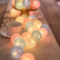 LumiCotton LED-Lichterkette – Dekorative Beleuchtung