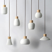 Holz-LED-Pendelleuchte – Holz