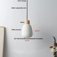 Holz-LED-Pendelleuchte – Holz