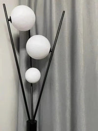 LunaGlow LED-Stehleuchte – Glas