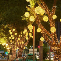 LED-Lichterkette – Rattan