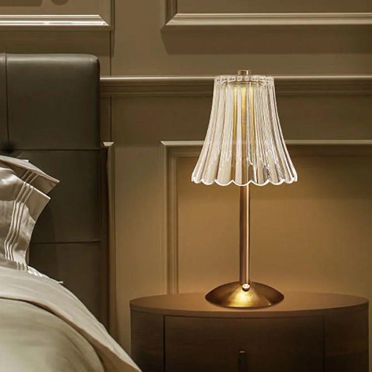 Aurora LED-Tischleuchte – Kristall
