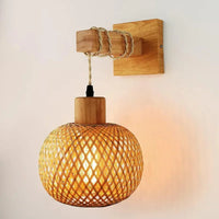 Bamboo Wandleuchte – Japandi-Stil