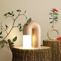 ArcForma Tischleuchte – Holz
