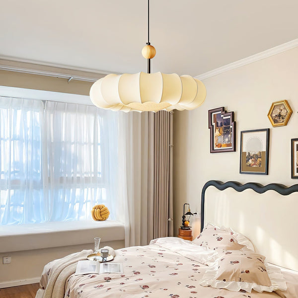 Veil LED-Pendelleuchte – Stoffschirm