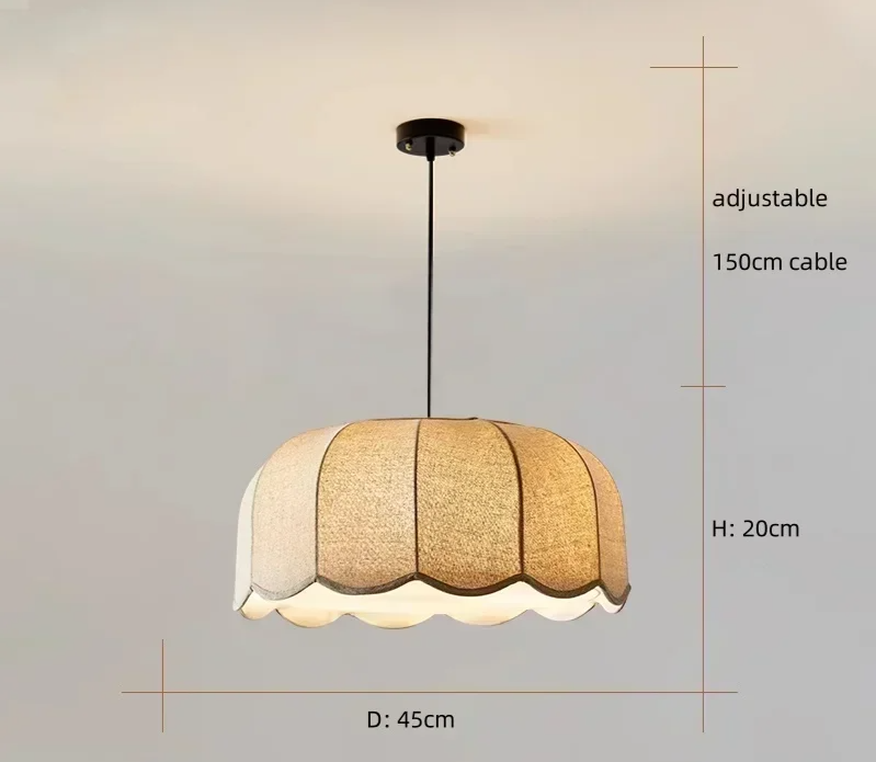 Hoshira LED-Pendelleuchte – Wabi-Sabi-Design