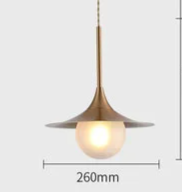 Gold LED-Wandleuchte – Skandinavisches Design