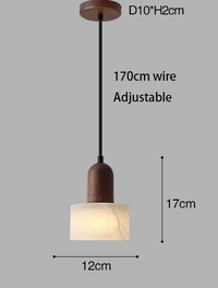Auralith LED-Deckenleuchte – Wabi-Sabi-Design