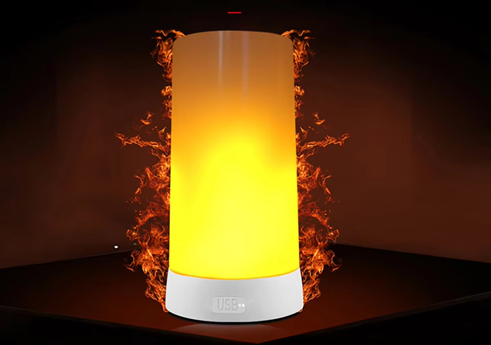 EmberAura LED-Tischleuchte – Wiederaufladbar