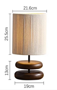Holz-LED-Tischleuchte – Holz