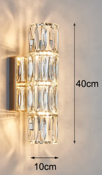 LED-Wandleuchte – Kristall