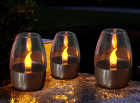 LumiVibe LED-Außenleuchte – Wiederaufladbar