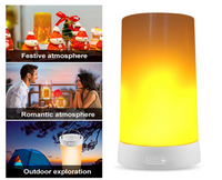 EmberAura LED-Tischleuchte – Wiederaufladbar