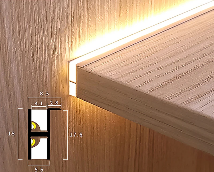 EdgeGlow LED-Leuchte – Dimmbar