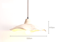 LED-Pendelleuchte – Wabi-Sabi-Design