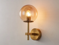 AuroraSphere LED-Wandleuchte – Glas