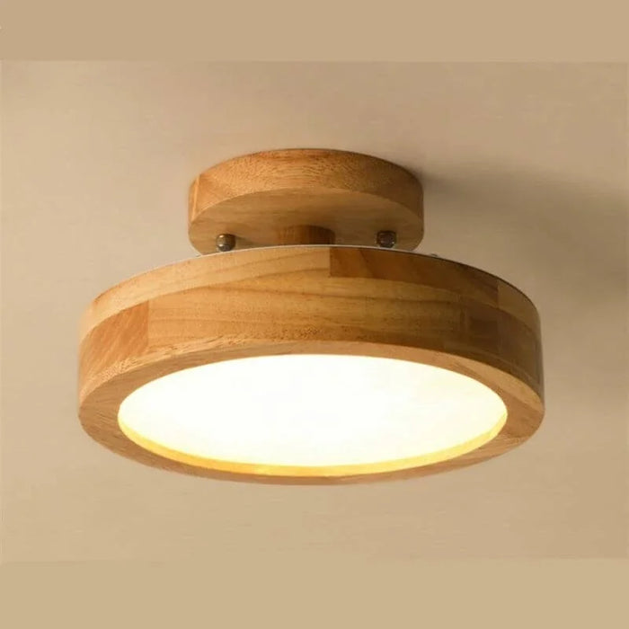 Holz-LED-Deckenleuchte – Holz
