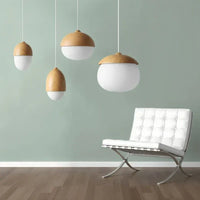 Castanea Pendelleuchte – Holz
