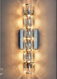 LED-Wandleuchte – Kristall