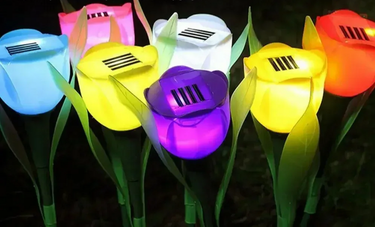 Bloomora LED-Stehleuchte – Solarbetrieb