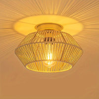Solvaya Deckenleuchte – Rattan