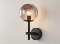 AuroraSphere LED-Wandleuchte – Glas