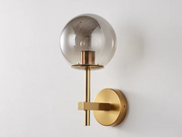 AuroraSphere LED-Wandleuchte – Glas